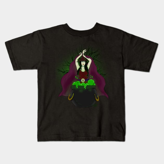 Calling all Witches! Kids T-Shirt by schockgraphics